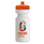 Garyline® Cyclist Recycled Bike Bottle with Push-Pull Lid - 22 oz. - MRP21R_white_bottle_orange_lid_full.png Garyline® Cyclist Recycled Bike Bottle with Push-Pull Lid - 22 oz. - MRP21R_white_bottle_orange_lid_full.png
