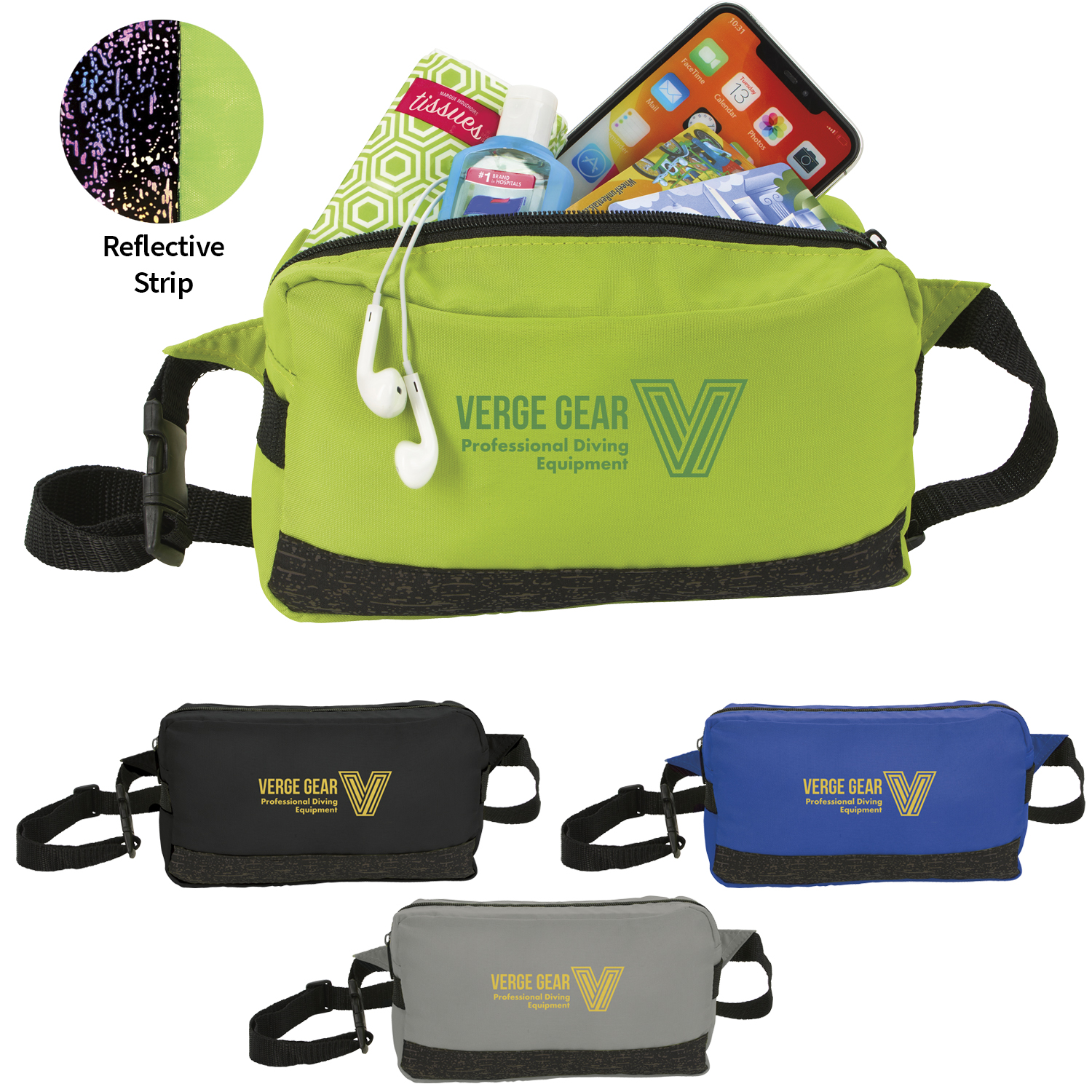 Good Value™ Reflective Splash Fanny Pack 2