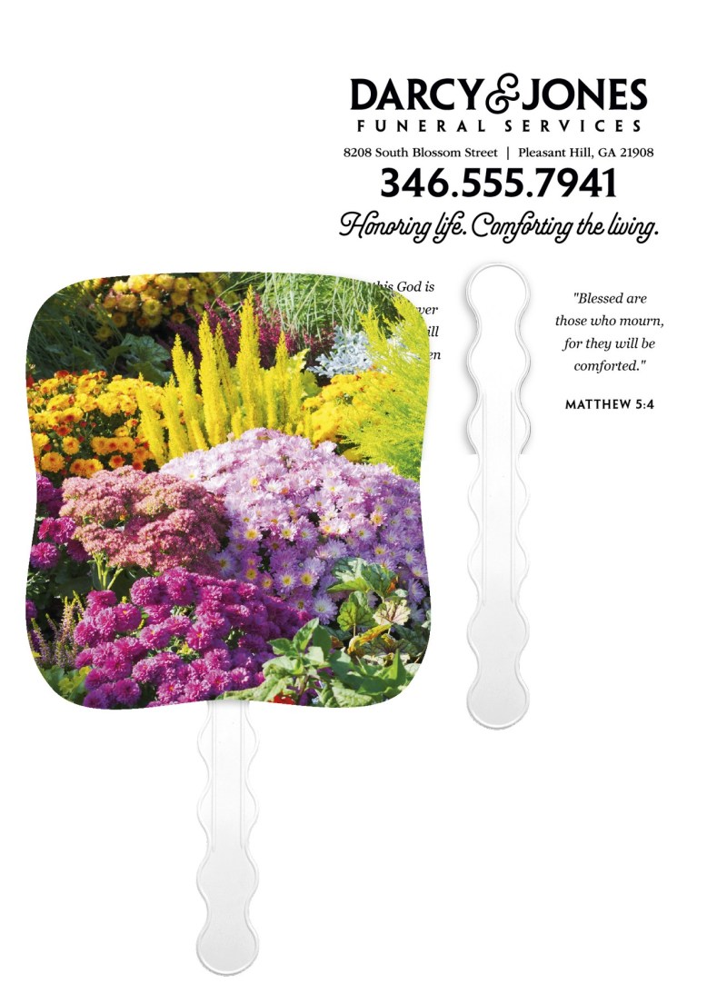 Skinner & Kennedy™ Bountiful Garden - Pictorial Fan 2 Skinner & Kennedy™ Bountiful Garden - Pictorial Fan 2