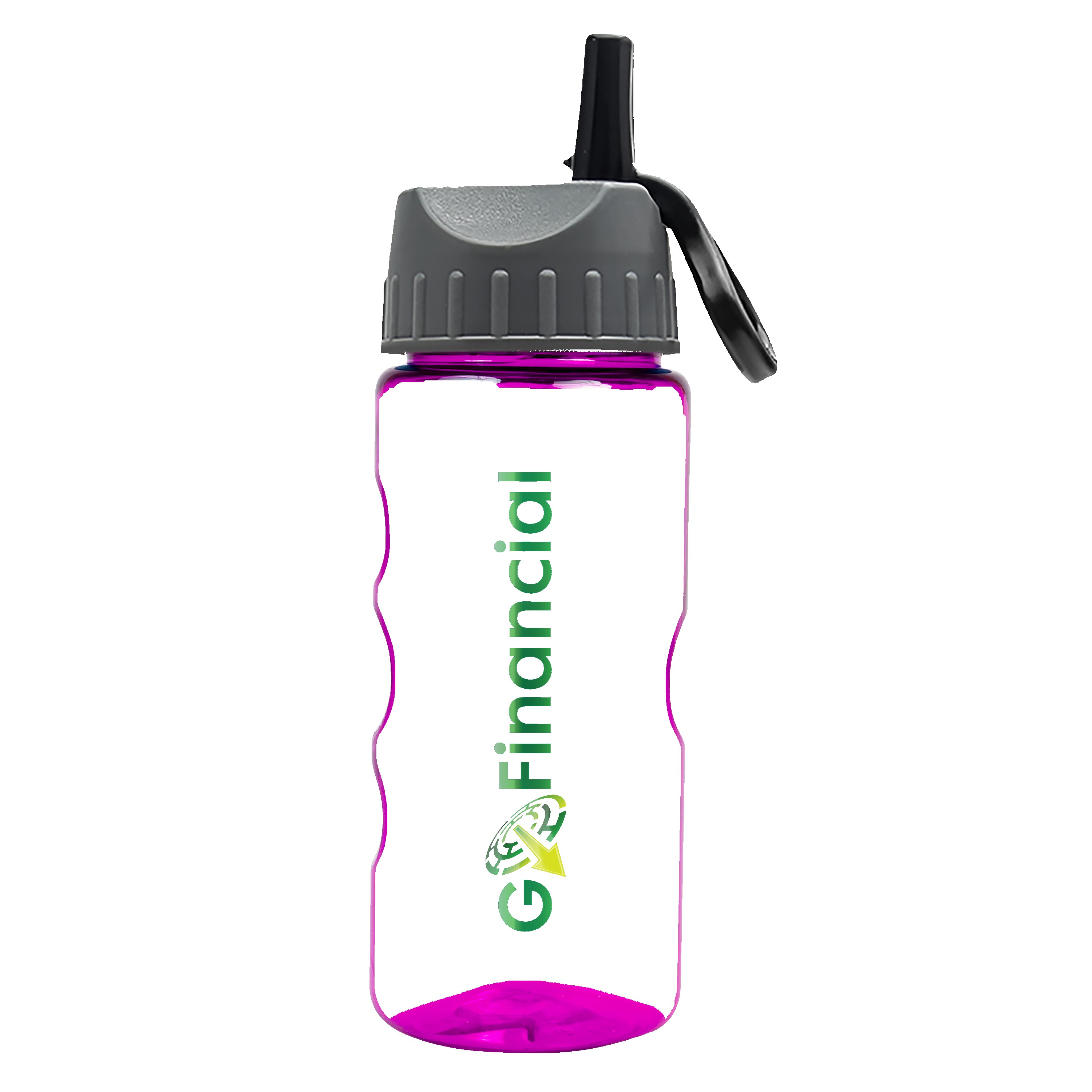 Garyline® Mini Mountain Tritan® Bottle with Ring-Straw Lid - 22 oz. 2