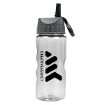Garyline® Mini Mountain Tritan® Bottle with Ring-Straw Lid - 22 oz. 2 Garyline® Mini Mountain Tritan® Bottle with Ring-Straw Lid - 22 oz. 2