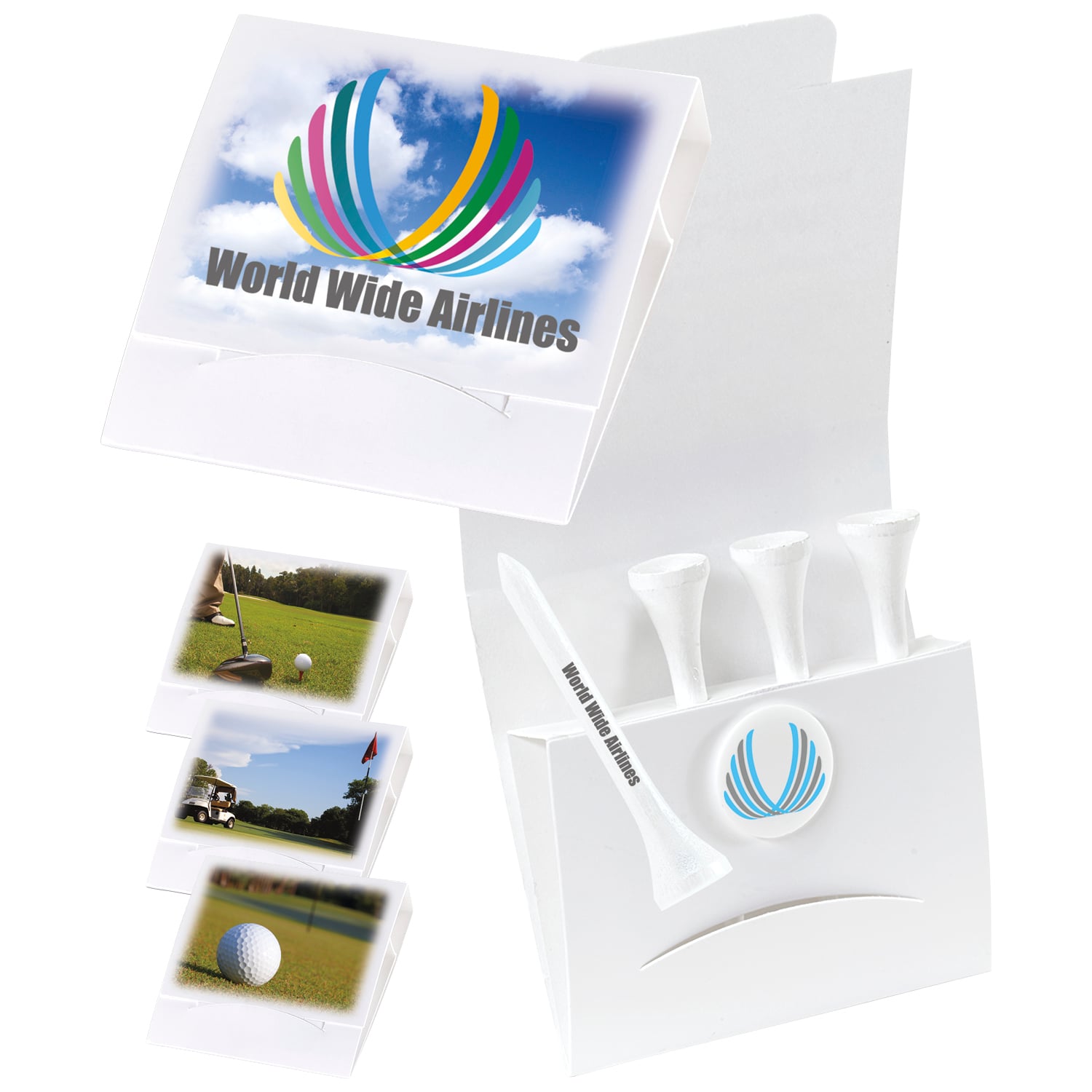 4-1 Golf Tee Packet - 3-1/4" Tee 2