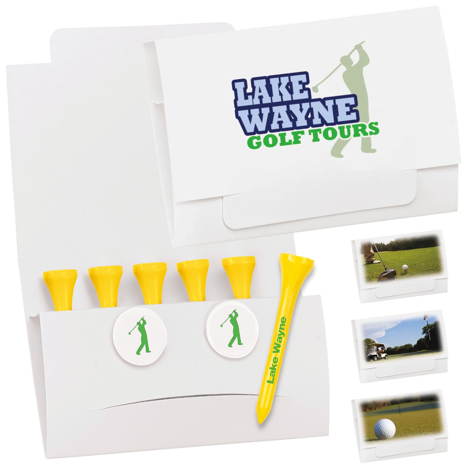 6-2 Golf Tee Packet - 2-3/4" Tee 2