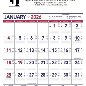 Triumph® Calendars Patriotic Contractor Memo Calendar 2 Triumph® Calendars Patriotic Contractor Memo Calendar 2