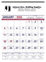 Triumph® Calendars Patriotic Contractor Memo Calendar 2 Triumph® Calendars Patriotic Contractor Memo Calendar 2