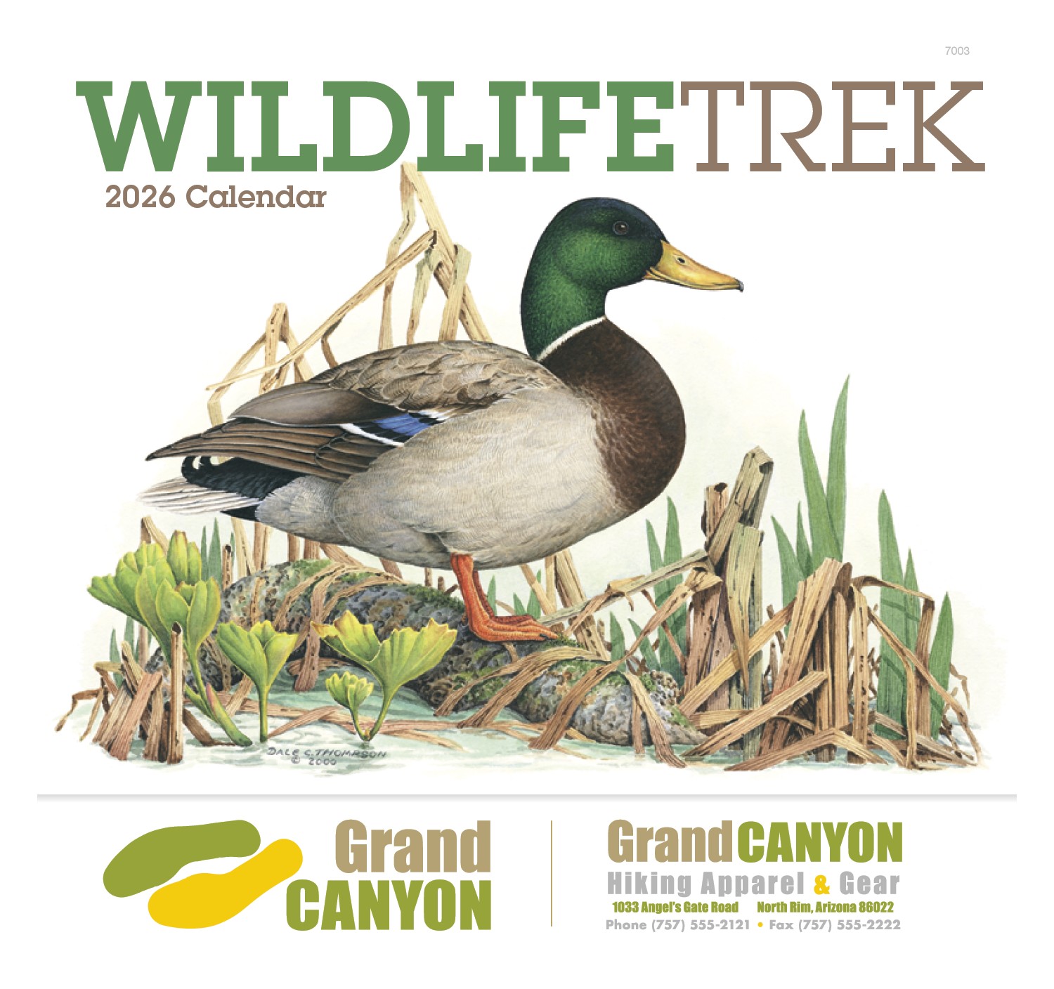 Good Value™ Wildlife Trek - Stapled Calendar 2