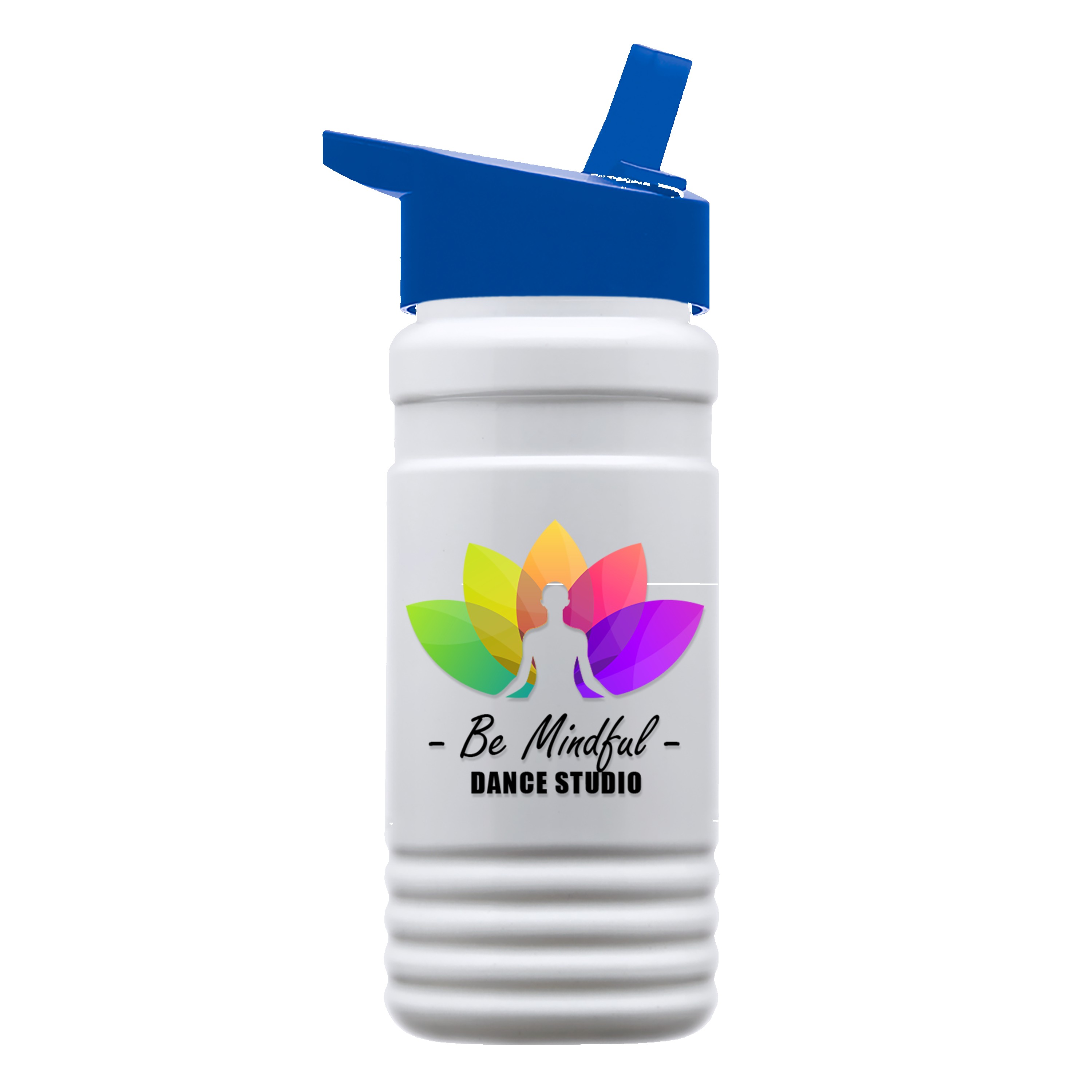 Garyline® RPET Bottle with Flip-Straw Lid - 20 oz. 2