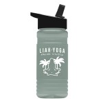 Garyline® RPET Bottle with Flip-Straw Lid - 20 oz. 2 Garyline® RPET Bottle with Flip-Straw Lid - 20 oz. 2