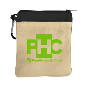 Garyline® Canvas Zipper Pouch with Carabiner 2 Garyline® Canvas Zipper Pouch with Carabiner 2