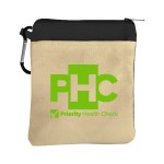 Garyline® Canvas Zipper Pouch with Carabiner 2 Garyline® Canvas Zipper Pouch with Carabiner 2