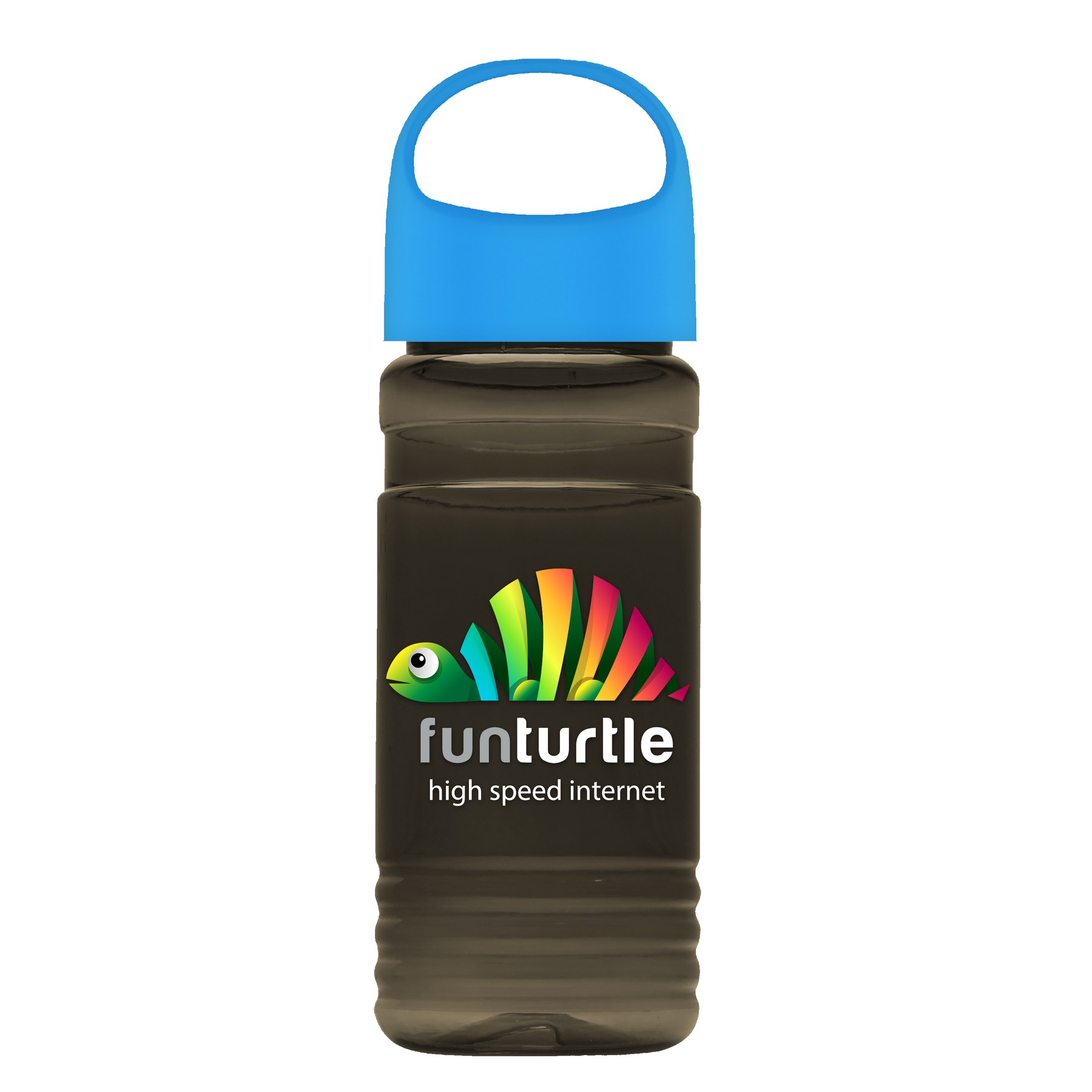 Garyline® RPET Bottle with Oval Crest Lid - 20 oz. 2