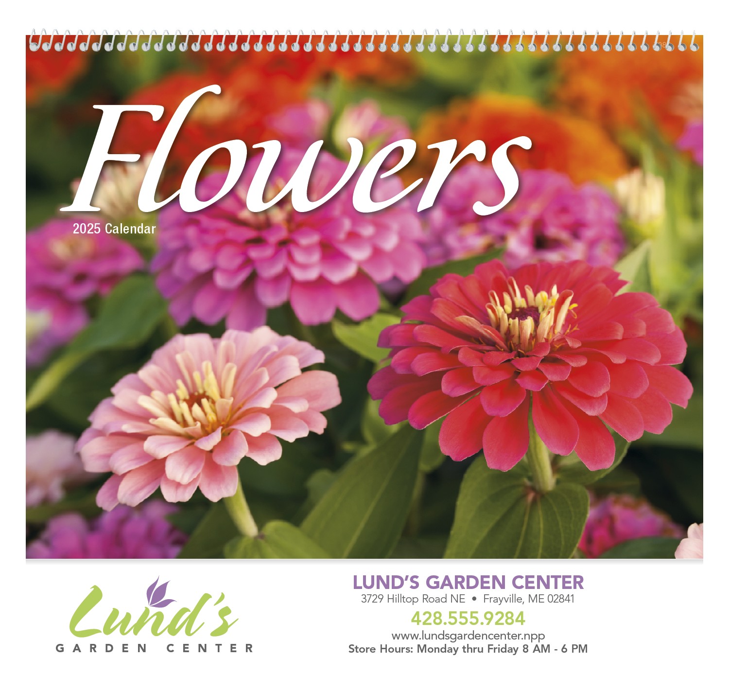 Good Value™ Flowers - Spiral Calendar 2