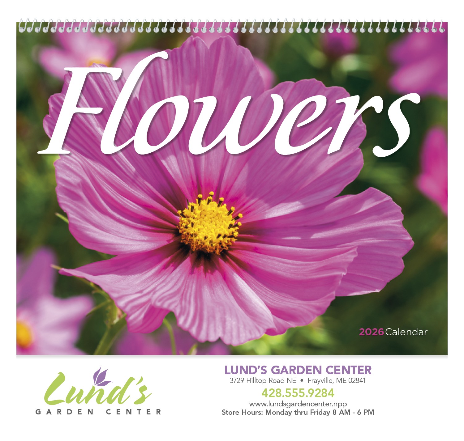 Good Value™ Flowers - Spiral Calendar 2