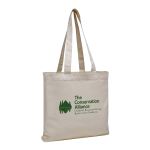 V Natural Organic Gusseted Tote 2 V Natural Organic Gusseted Tote 2