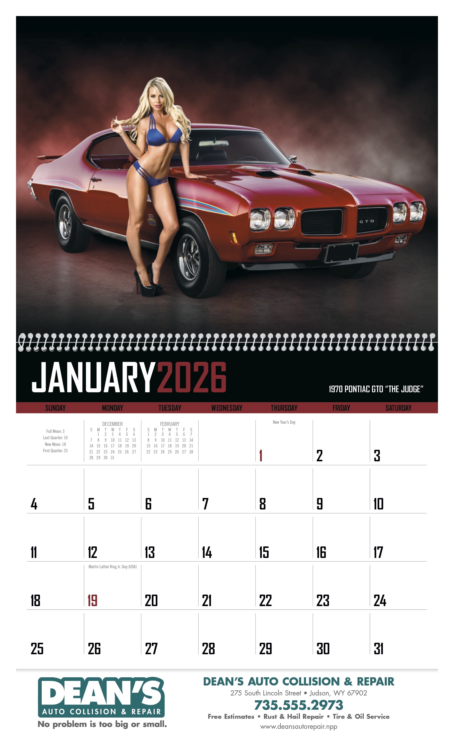 Triumph® Calendars American Muscle Calendar 2