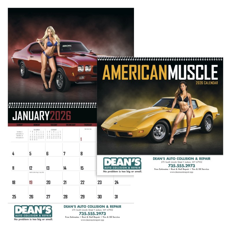 Triumph® Calendars American Muscle Calendar 2 Triumph® Calendars American Muscle Calendar 2