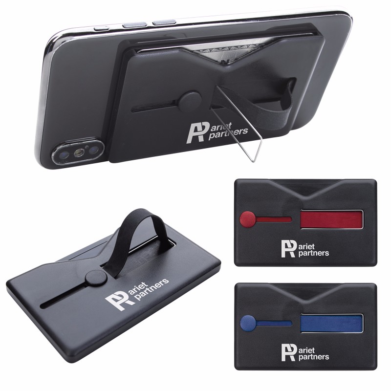 Comfort Grip RFID Phone Wallet with Stand 2