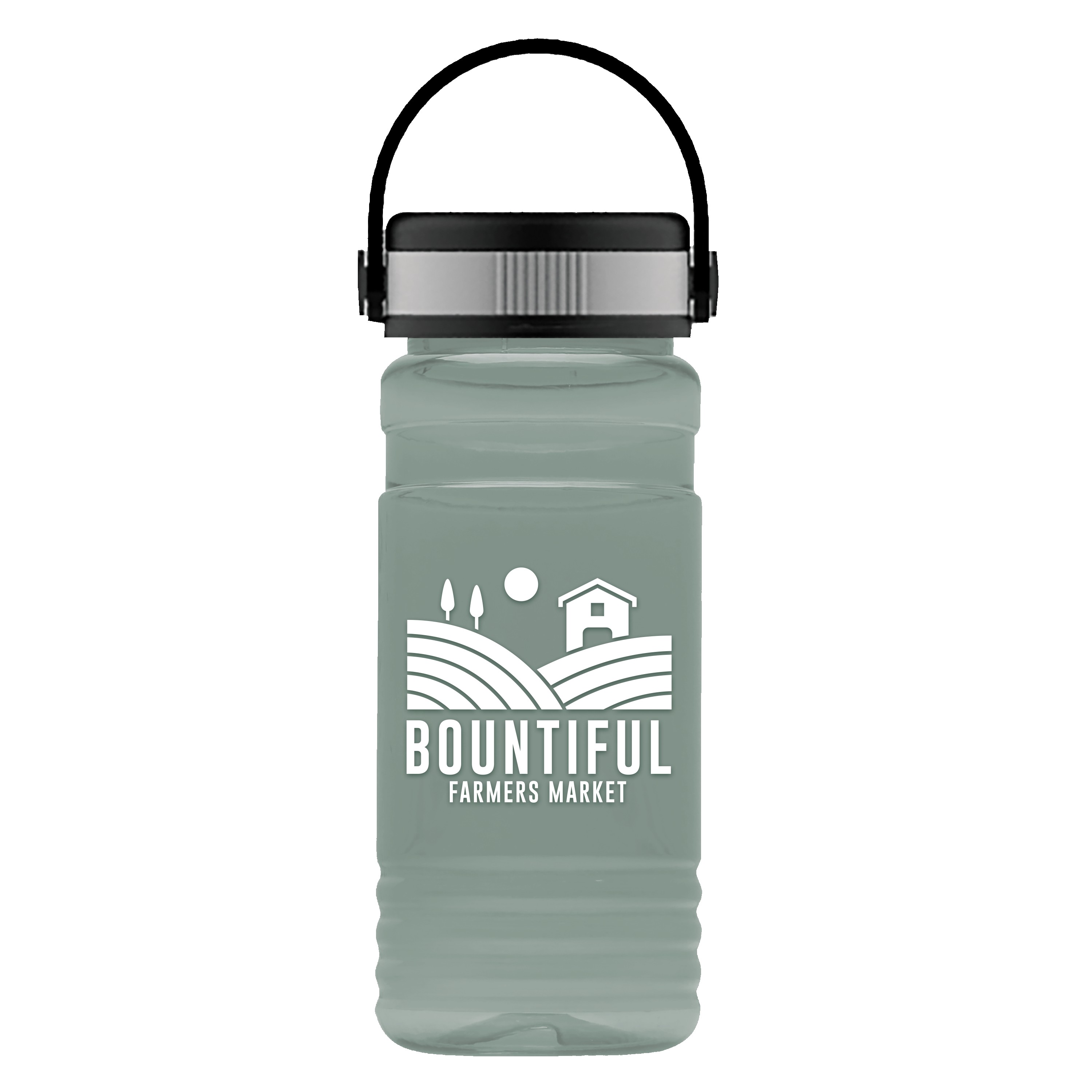 Garyline® RPET Bottle with Grip Lid - 20 oz. 2