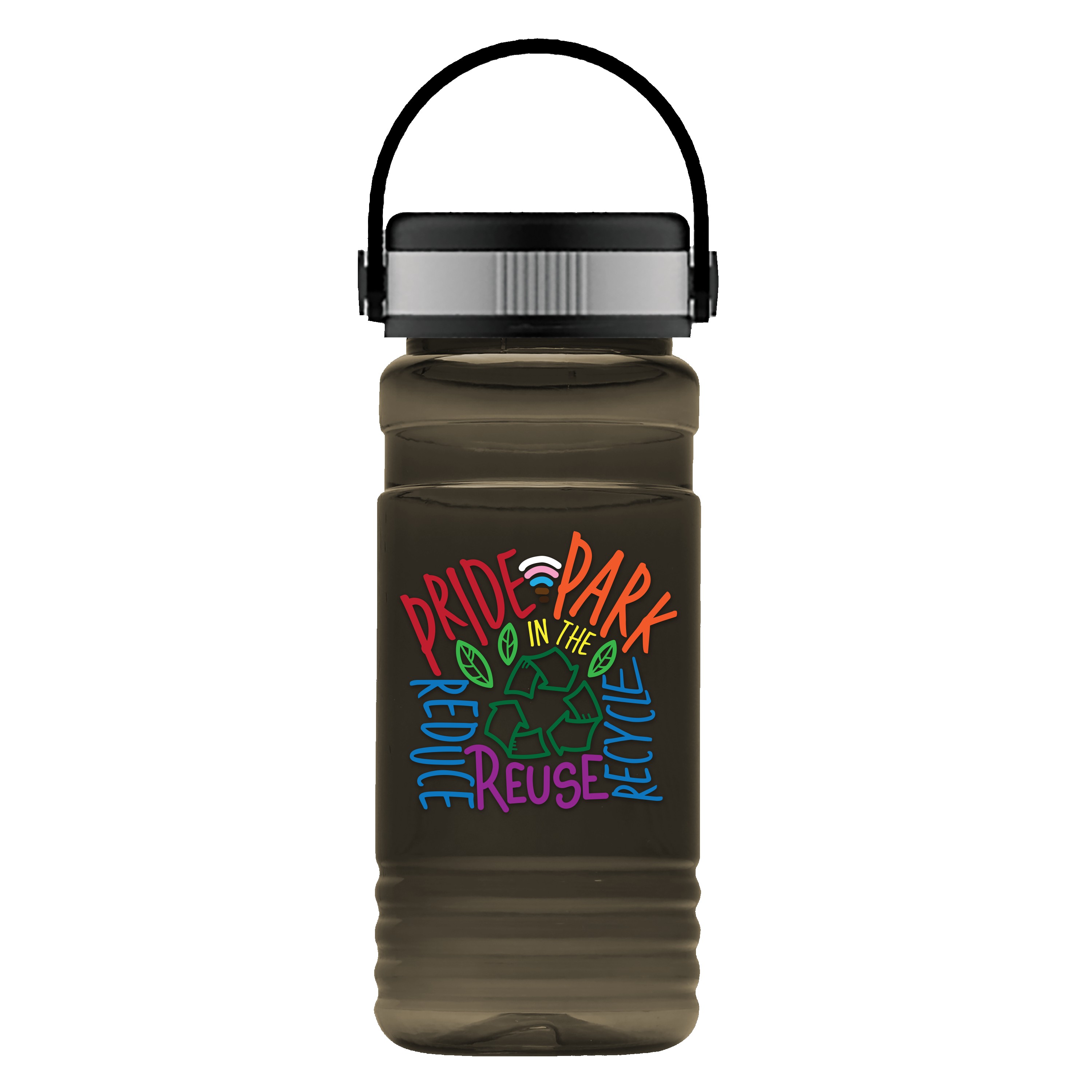 Garyline® RPET Bottle with Grip Lid - 20 oz. 2