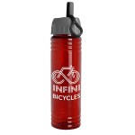 Garyline® Slim Fit RPET Bottle with Ring-Straw Lid - 24 oz. - RP24A_translucent_red_bottle_graywithblackspout_lid_1c.png Garyline® Slim Fit RPET Bottle with Ring-Straw Lid - 24 oz. - RP24A_translucent_red_bottle_graywithblackspout_lid_1c.png