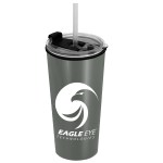 Garyline® Explore Travel Tumbler with 2-in-1 Lid with Straw - 18 oz. - MC18FS_metallicsilver_cup_clearwithblack_lid_frost_straw_1c.png Garyline® Explore Travel Tumbler with 2-in-1 Lid with Straw - 18 oz. - MC18FS_metallicsilver_cup_clearwithblack_lid_frost_straw_1c.png