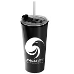 Garyline® Explore Travel Tumbler with 2-in-1 Lid with Straw - 18 oz. 2 Garyline® Explore Travel Tumbler with 2-in-1 Lid with Straw - 18 oz. 2