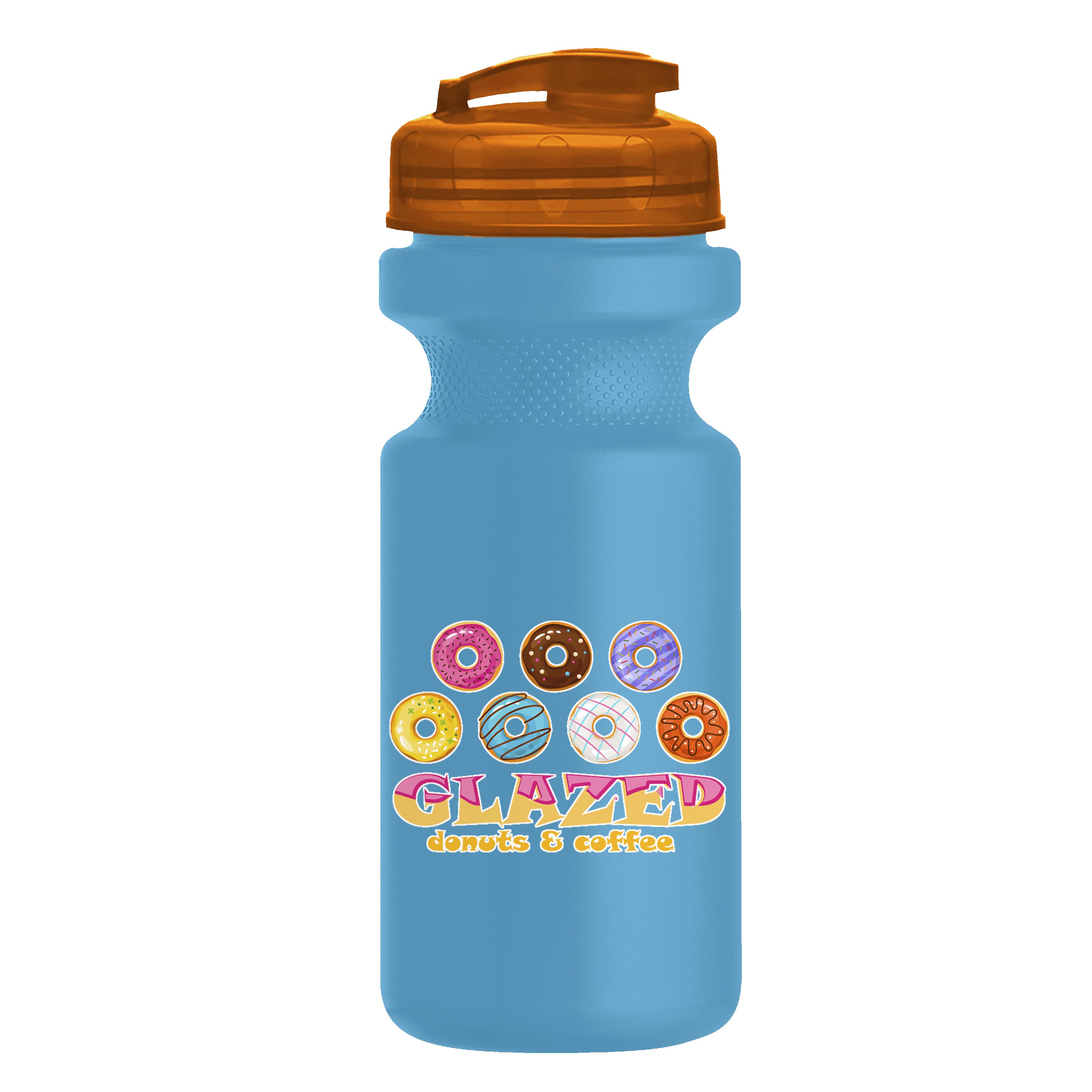 Garyline® Recycled Bike Bottle with Flip-Top Lid - 22 oz. 2