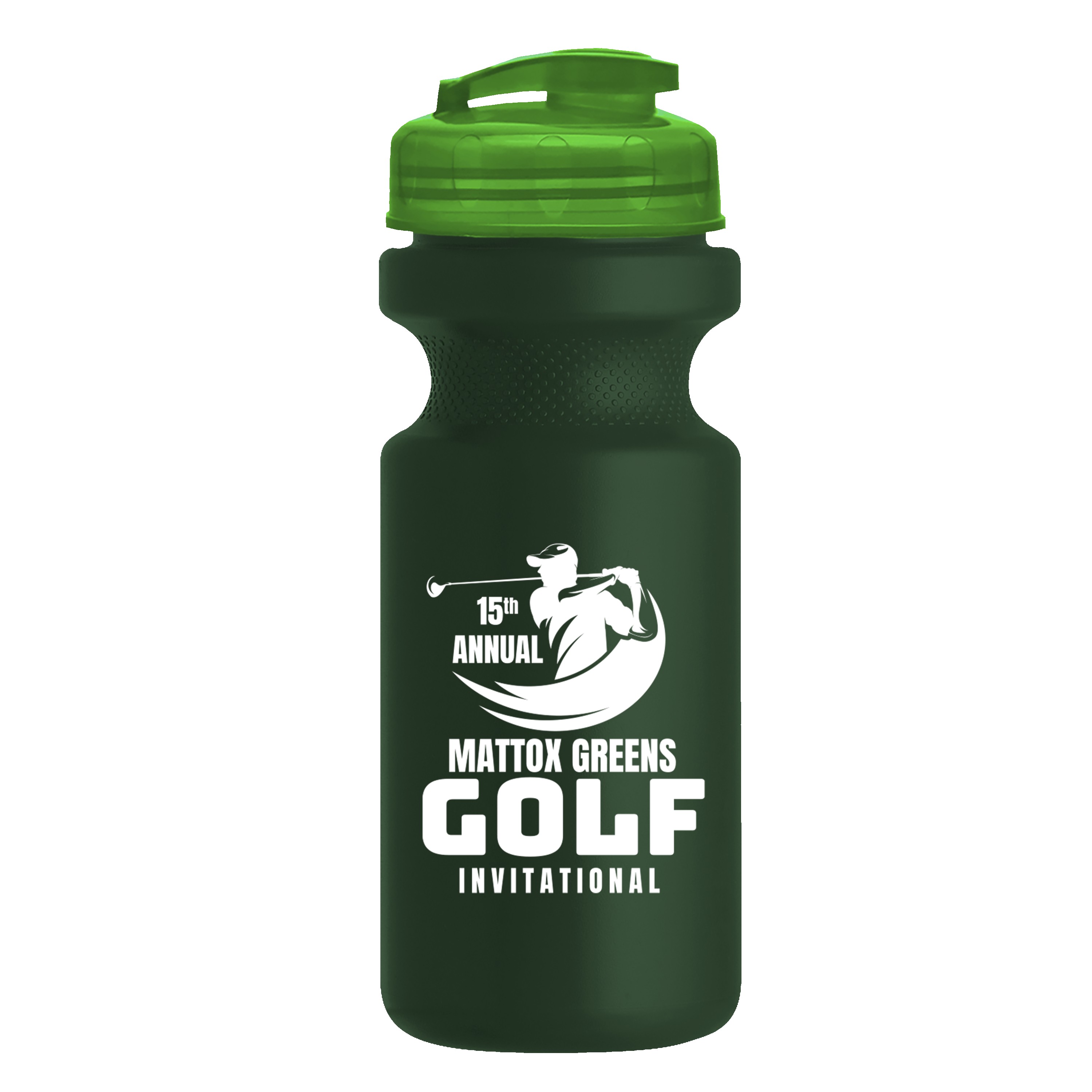 Garyline® Recycled Bike Bottle with Flip-Top Lid - 22 oz. 2
