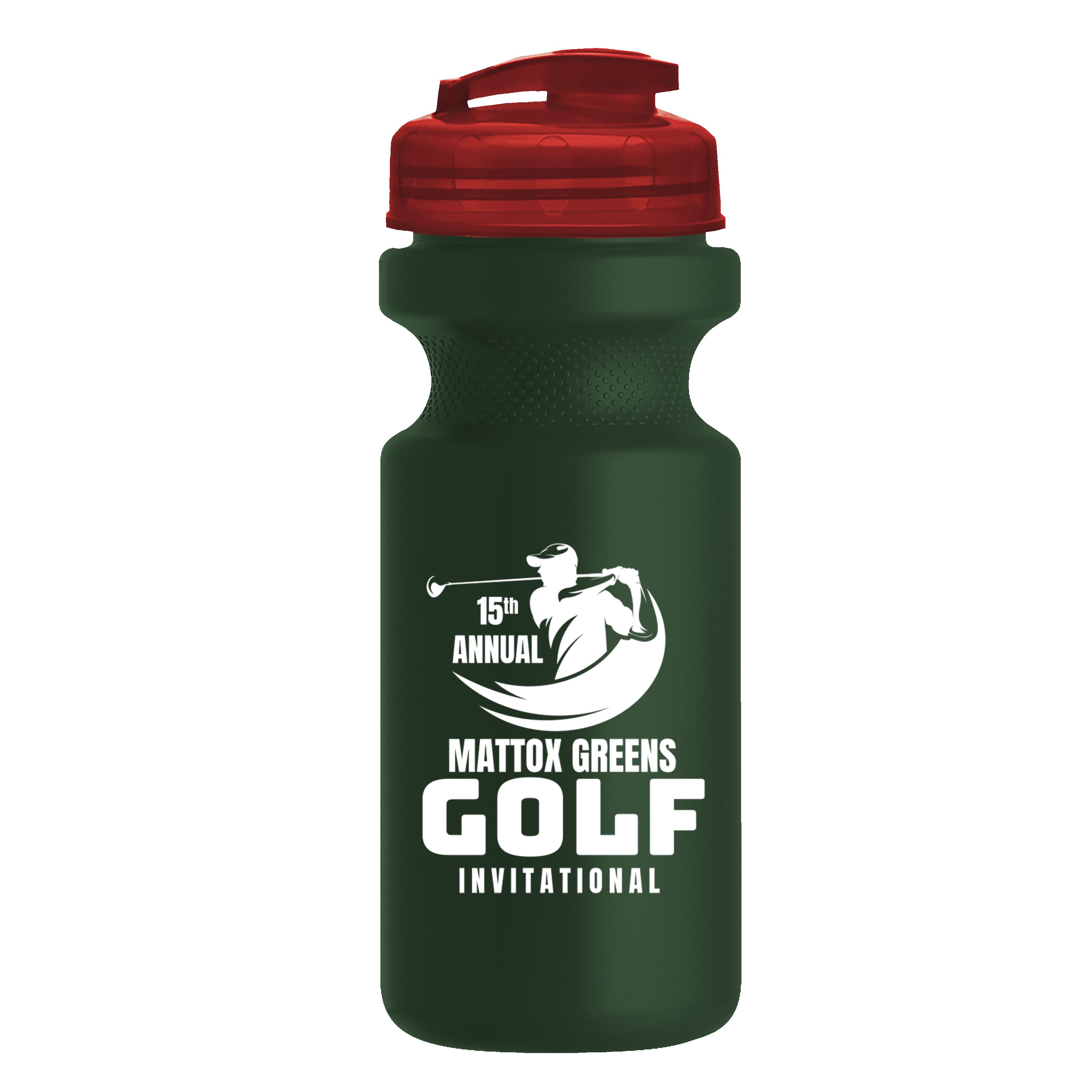 Garyline® Recycled Bike Bottle with Flip-Top Lid - 22 oz. 2