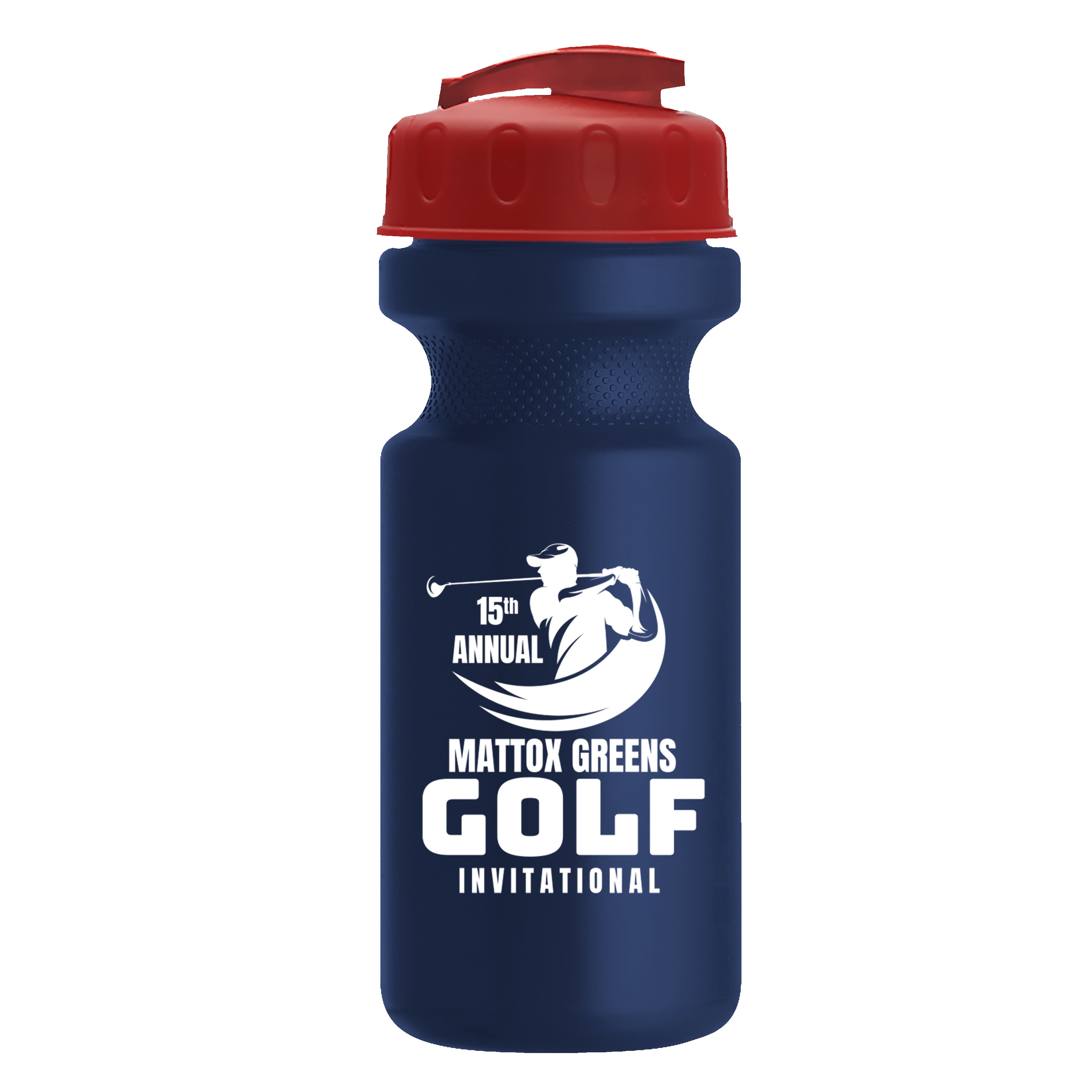 Garyline® Recycled Bike Bottle with Flip-Top Lid - 22 oz. 2