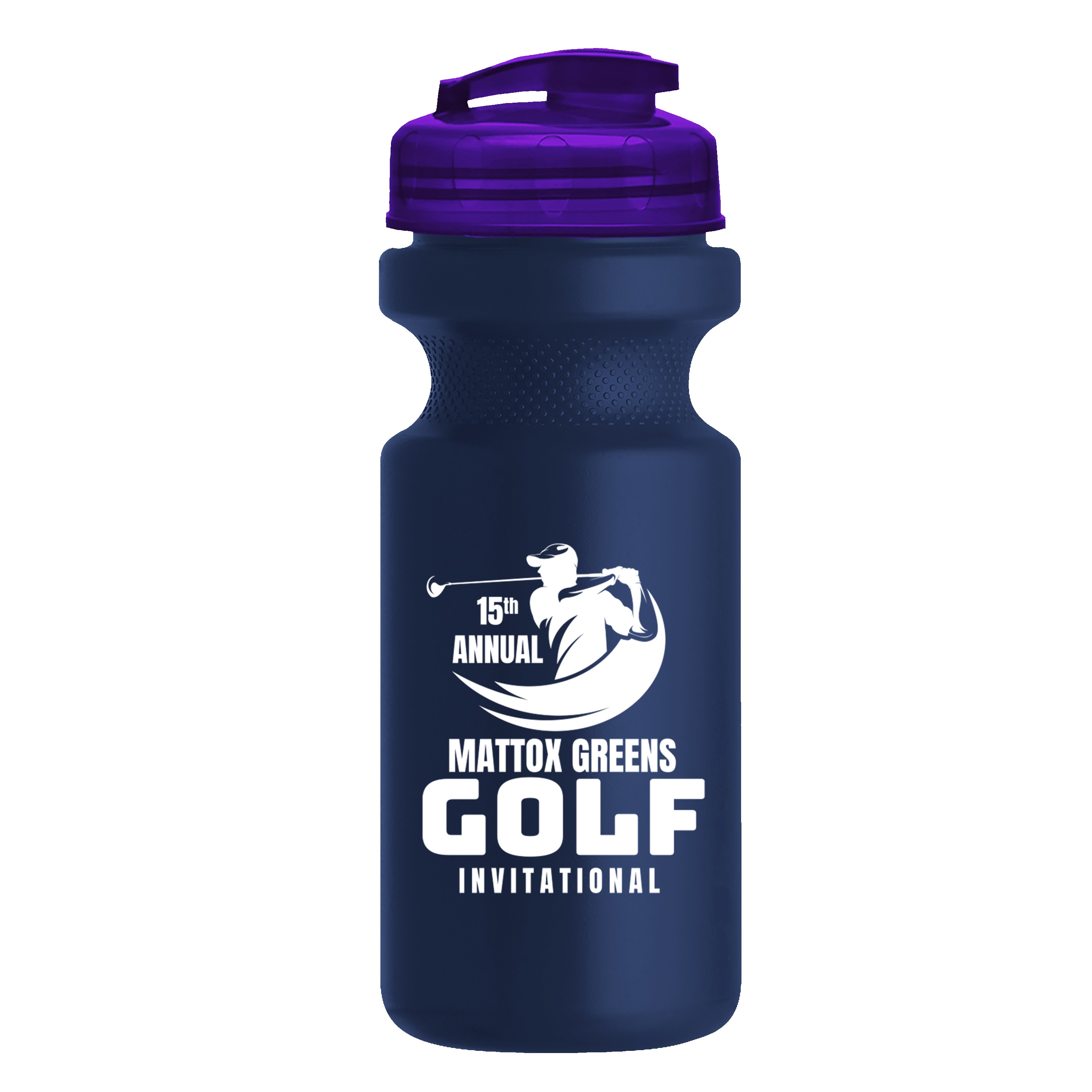 Garyline® Recycled Bike Bottle with Flip-Top Lid - 22 oz. 2