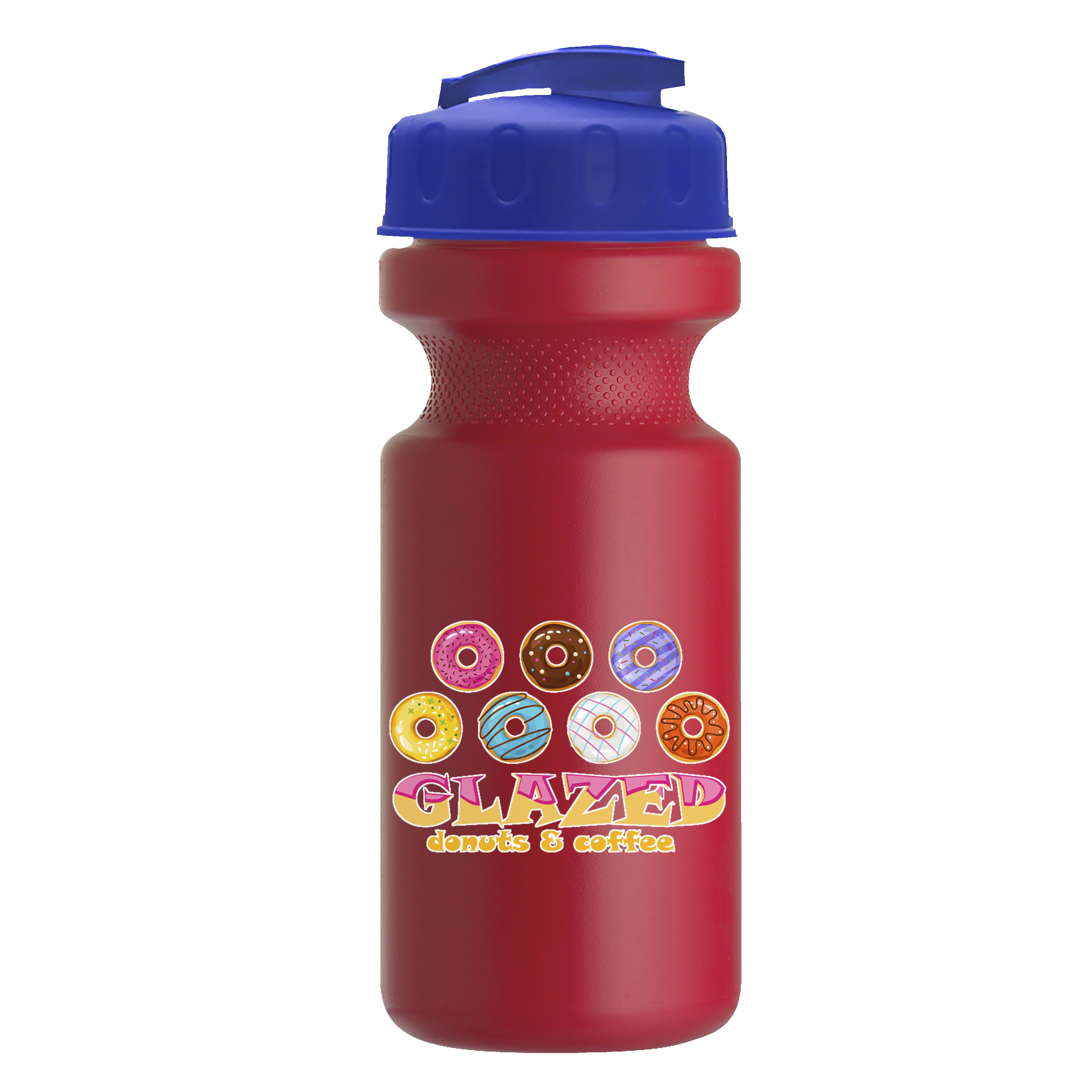 Garyline® Recycled Bike Bottle with Flip-Top Lid - 22 oz. 2