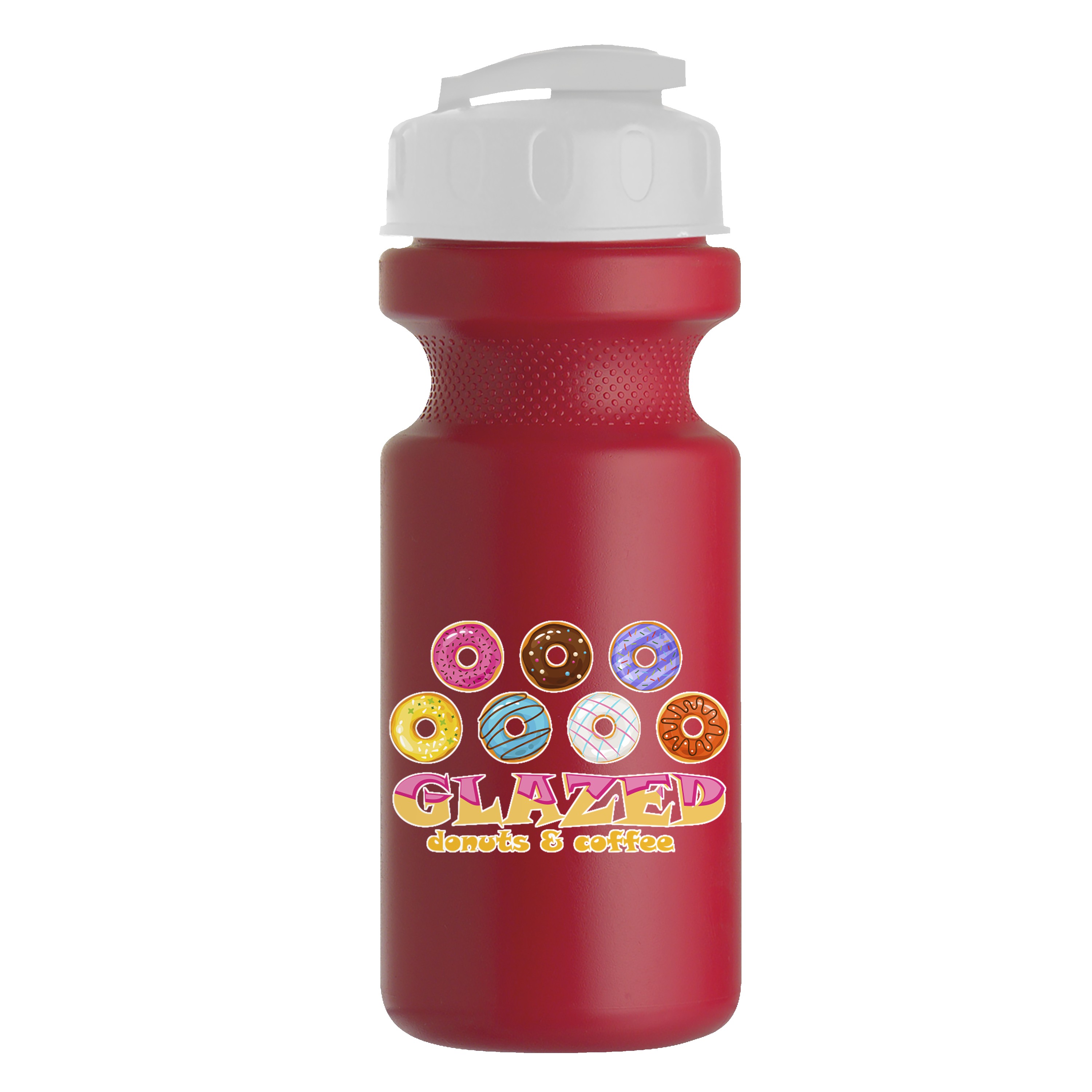 Garyline® Recycled Bike Bottle with Flip-Top Lid - 22 oz. 2