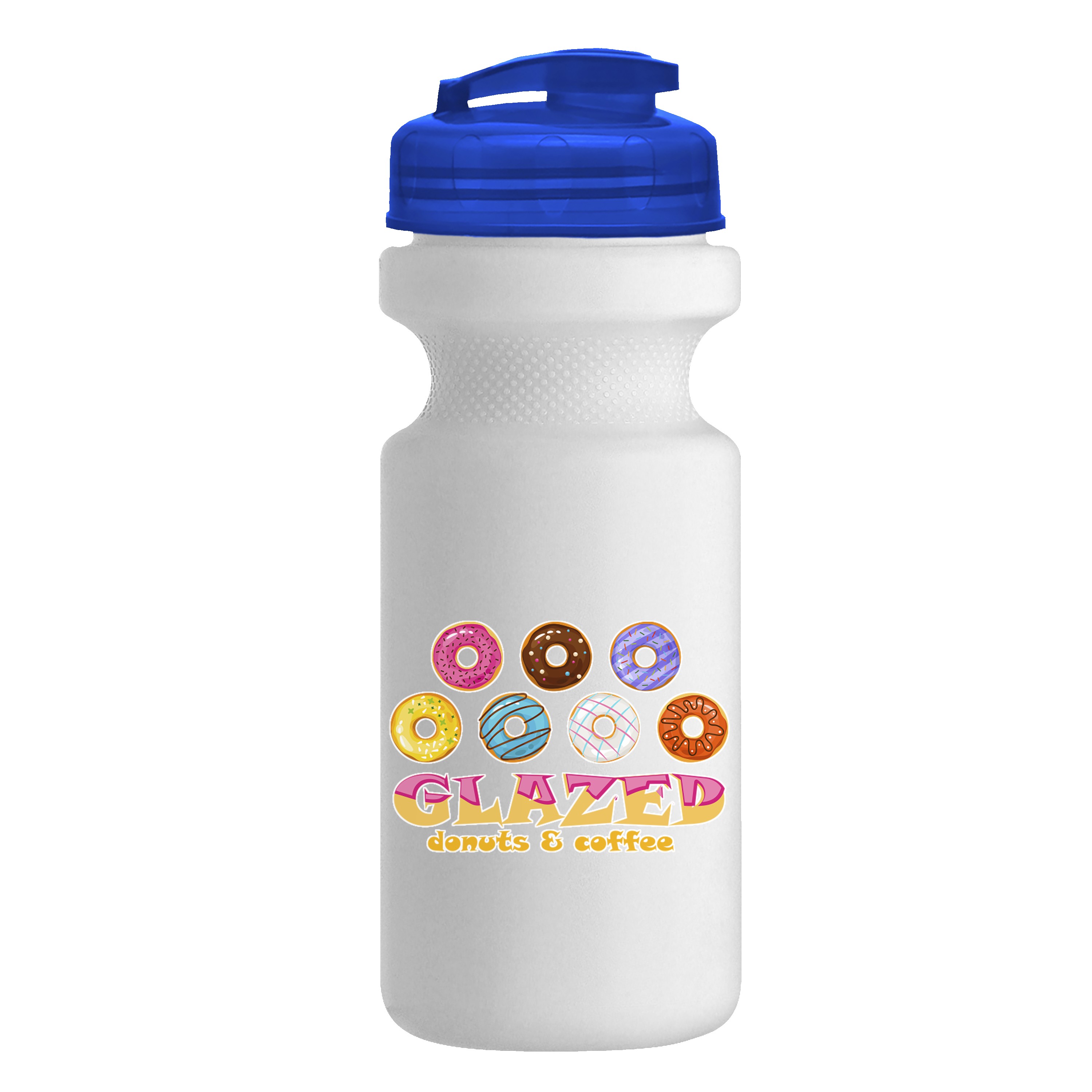 Garyline® Recycled Bike Bottle with Flip-Top Lid - 22 oz. 2