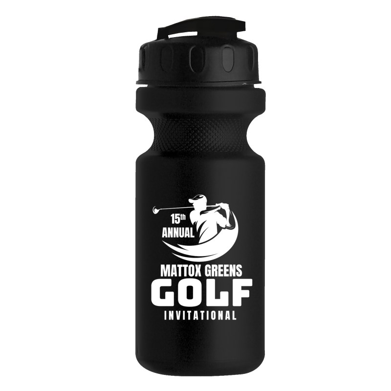 Garyline® Recycled Bike Bottle with Flip-Top Lid - 22 oz. 2 Garyline® Recycled Bike Bottle with Flip-Top Lid - 22 oz. 2