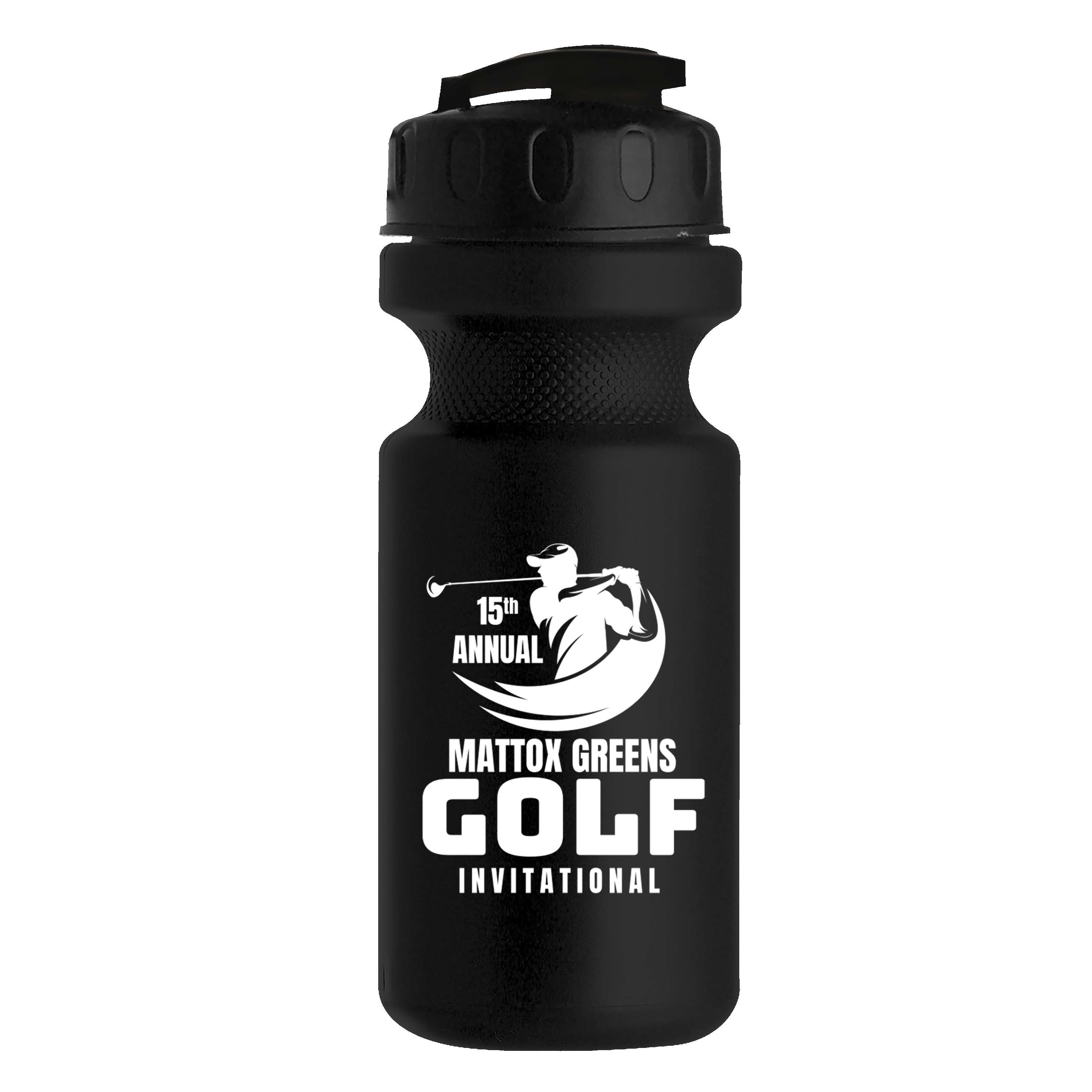Garyline® Recycled Bike Bottle with Flip-Top Lid - 22 oz. 2