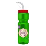 Garyline® Champ Bottle with Straw Lid - 28 oz. - TB28S_translucentgreen_bottle_red_lidwithstraw_full.png Garyline® Champ Bottle with Straw Lid - 28 oz. - TB28S_translucentgreen_bottle_red_lidwithstraw_full.png