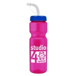 Garyline® Champ Bottle with Straw Lid - 28 oz. - TB28S_translucenthotpink_bottle_royalblue_lidwithstraw_1c.png Garyline® Champ Bottle with Straw Lid - 28 oz. - TB28S_translucenthotpink_bottle_royalblue_lidwithstraw_1c.png