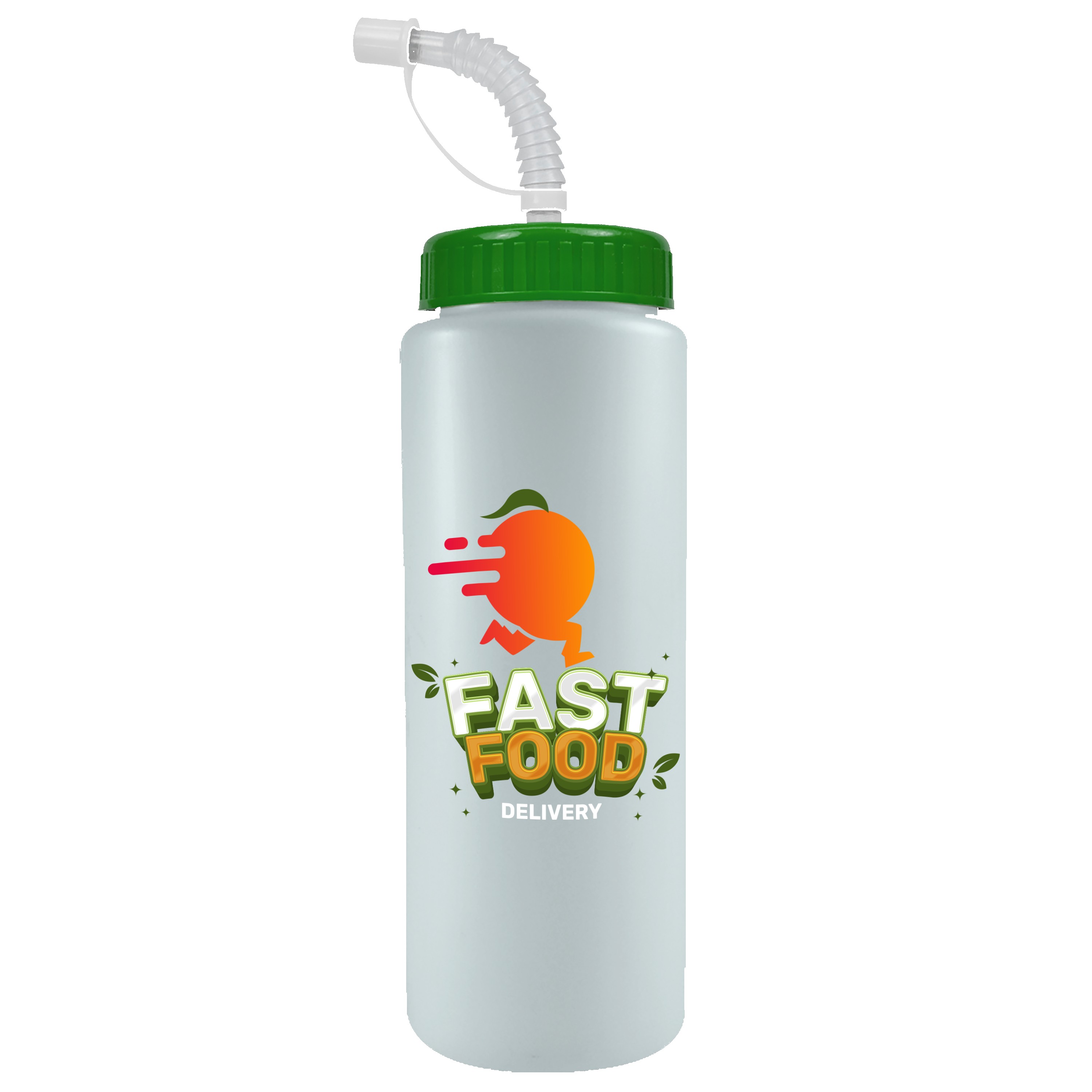 Garyline® Quart Sport Bottle with Straw Lid - 32 oz. 2