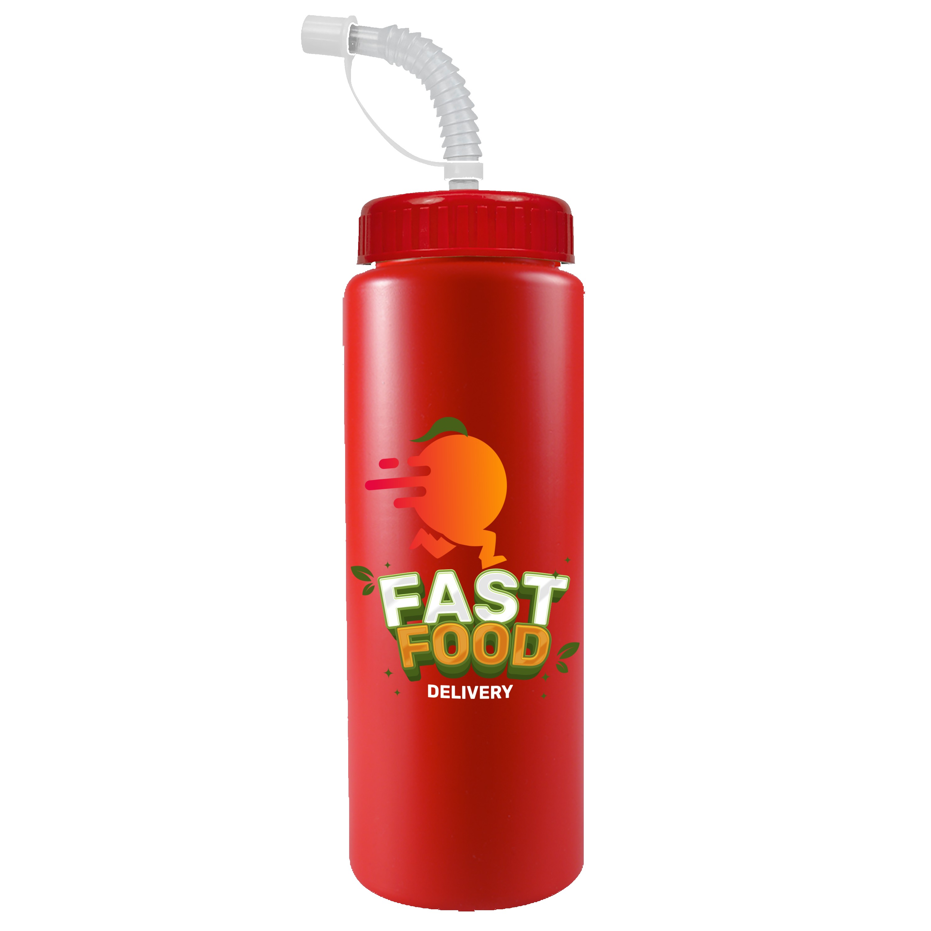 Garyline® Quart Sport Bottle with Straw Lid - 32 oz. 2