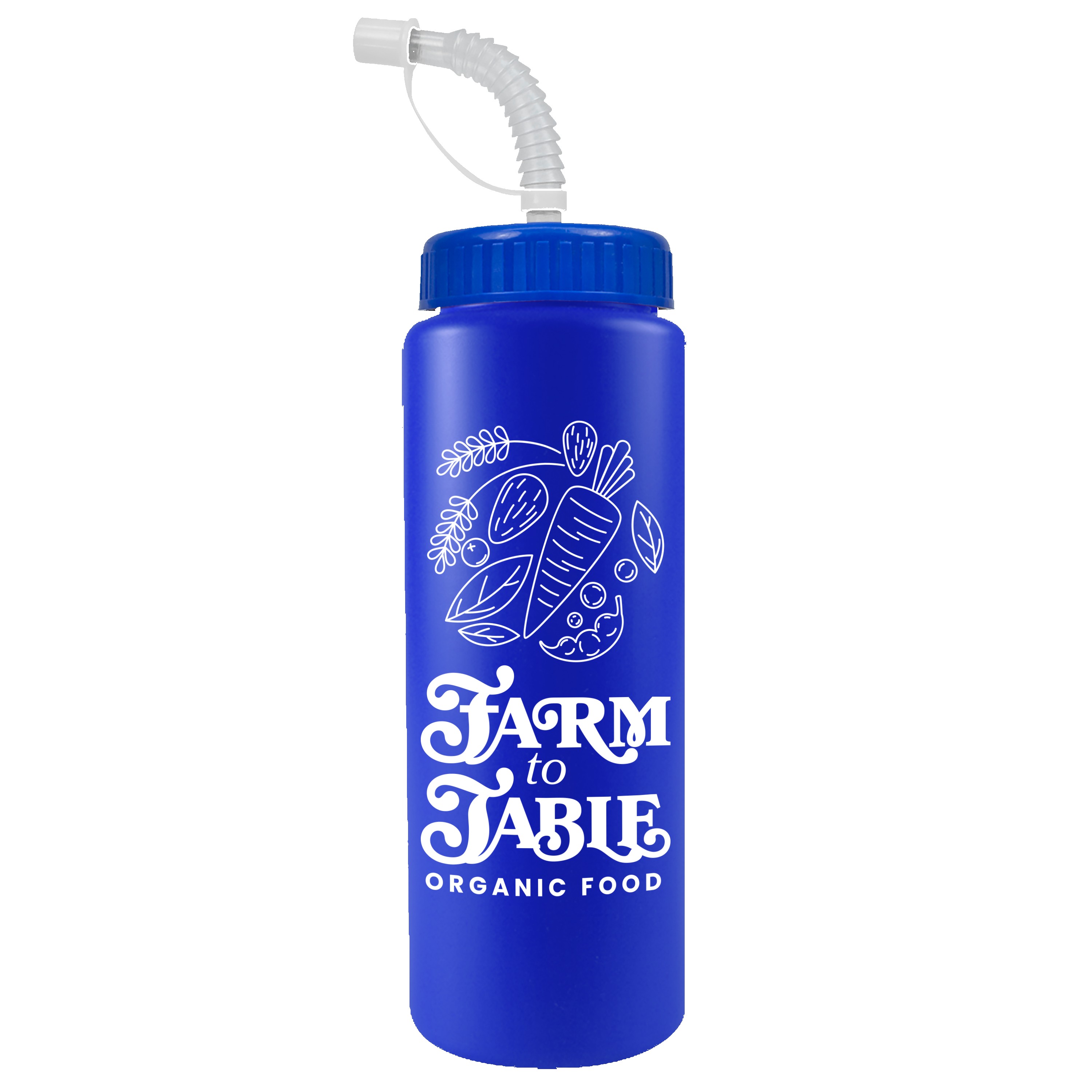 Garyline® Quart Sport Bottle with Straw Lid - 32 oz. 2