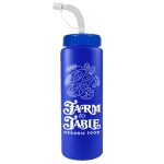 Garyline® Quart Sport Bottle with Straw Lid - 32 oz. - WB32S_royalblue_bottle_royalblue_lid_frost_straw_1c.png Garyline® Quart Sport Bottle with Straw Lid - 32 oz. - WB32S_royalblue_bottle_royalblue_lid_frost_straw_1c.png
