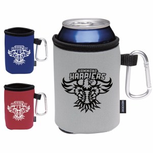 Koozie® Collapsible Can Cooler with Carabiner 2 Koozie® Collapsible Can Cooler with Carabiner 2