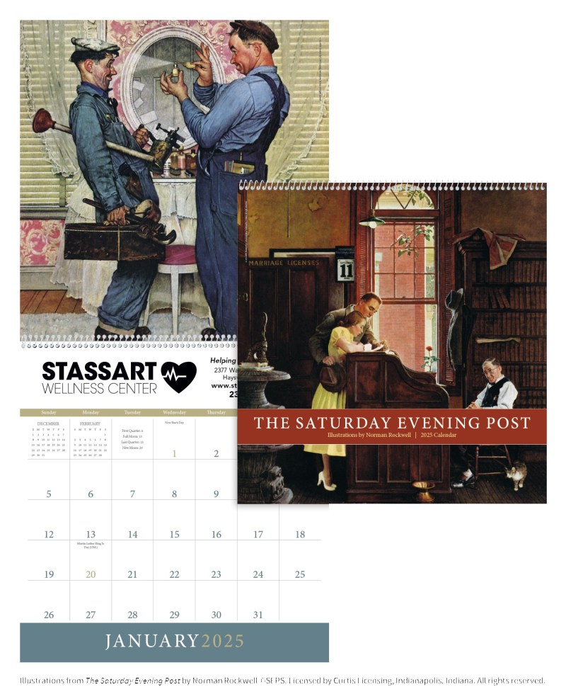 Triumph® Calendars The Saturday Evening Post Illustrations by Norman Rockwell Calendar 2 Triumph® Calendars The Saturday Evening Post Illustrations by Norman Rockwell Calendar 2