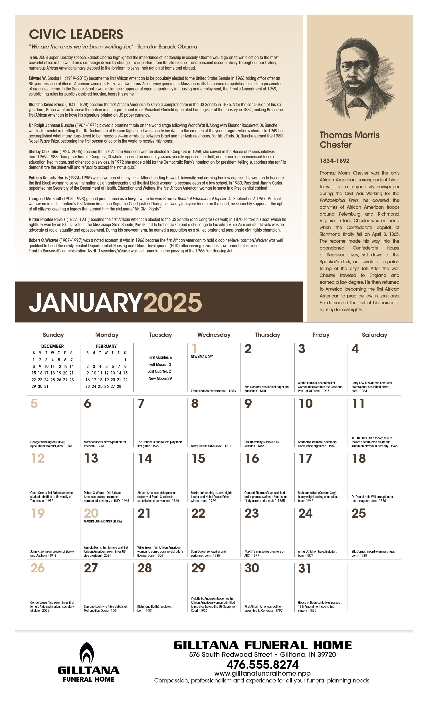Triumph® Calendars African-American Heritage Barack Obama Calendar 2