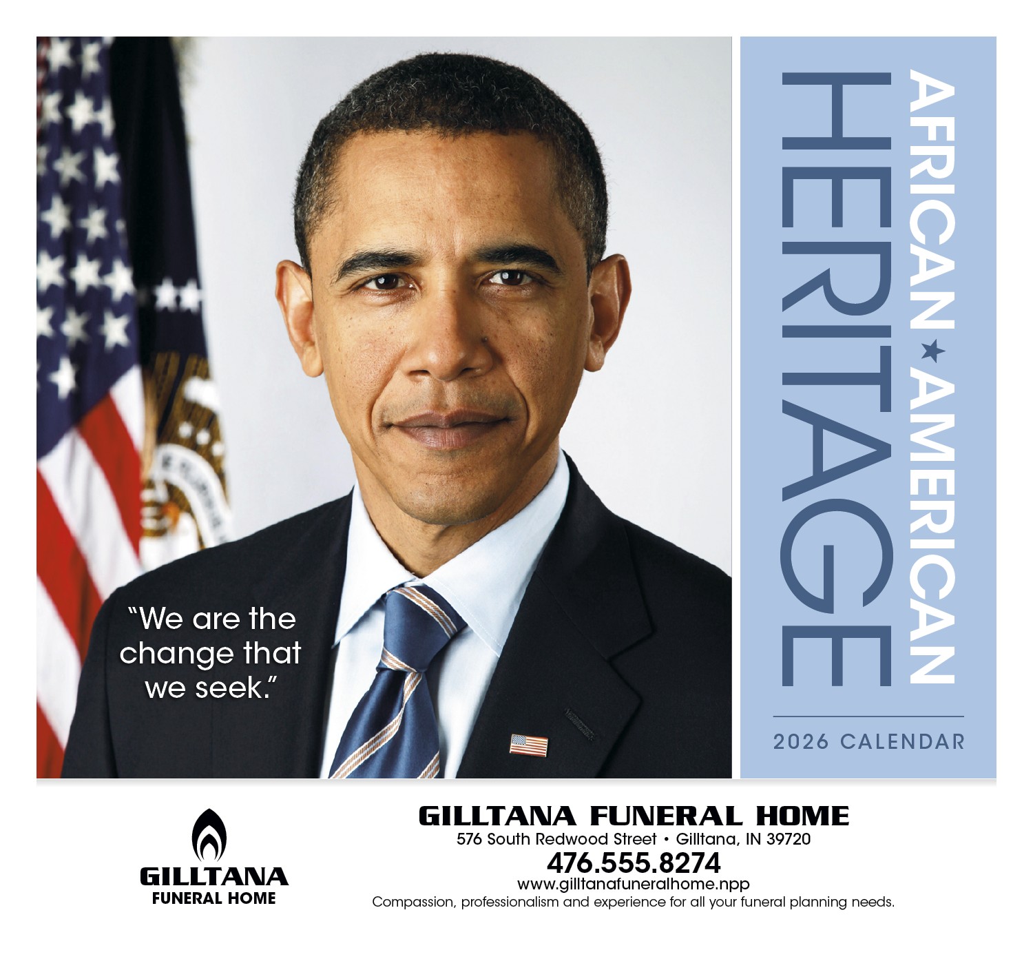 Triumph® Calendars African-American Heritage Barack Obama Calendar 2