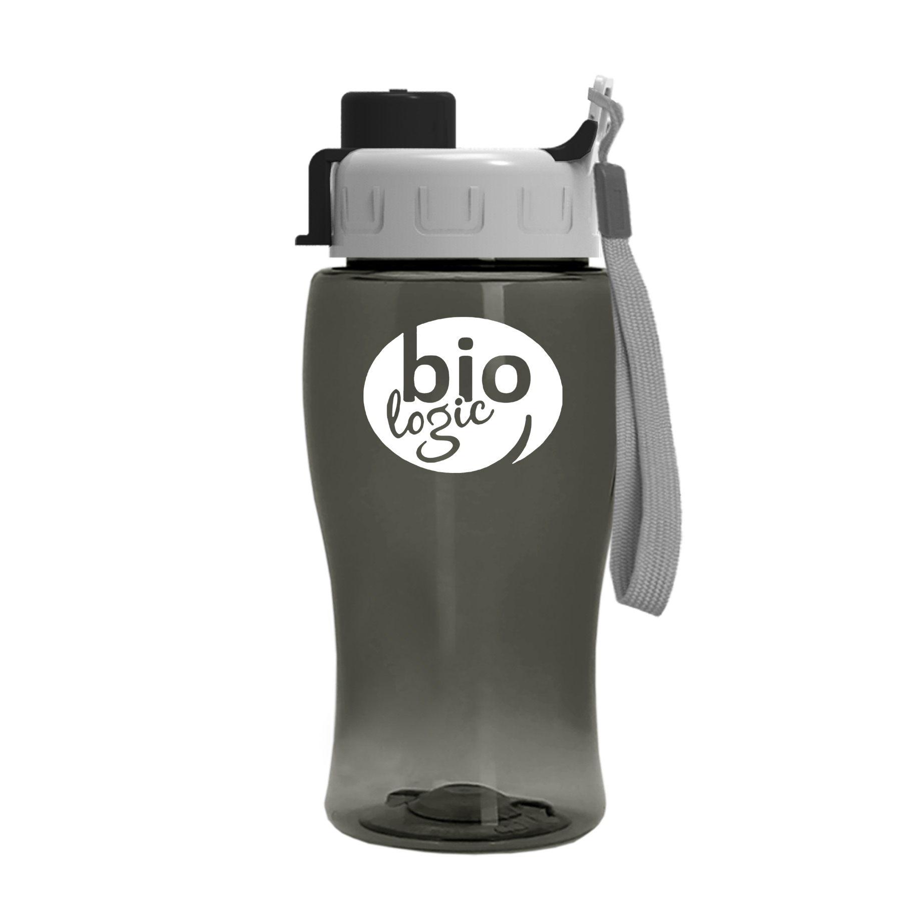 18 Oz. Transparent Bottle w/Quick Snap Lid 1