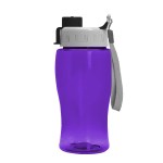18 Oz. Transparent Bottle w/Quick Snap Lid - Transparent Violet-Black 18 Oz. Transparent Bottle w/Quick Snap Lid - Transparent Violet-Black