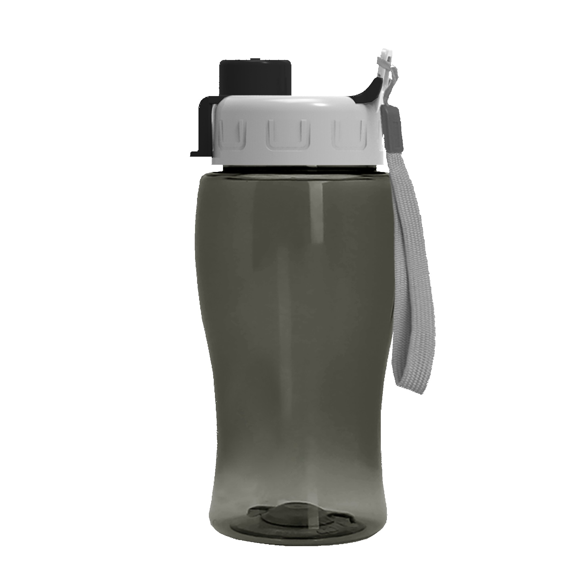 18 Oz. Transparent Bottle w/Quick Snap Lid 1