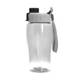 18 Oz. Transparent Bottle w/Quick Snap Lid - Clear-Black 18 Oz. Transparent Bottle w/Quick Snap Lid - Clear-Black